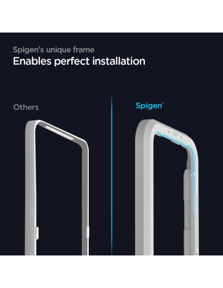 Spigen ALM Glass FC grūdintas stiklas skirtas iPhone 12 / iPhone 12 Pro - juodas 2 vnt. Spigen ALM Glass FC grūdintas stiklas skirtas iPhone 12 / iPhone 12 Pro - juodas 2 vnt.