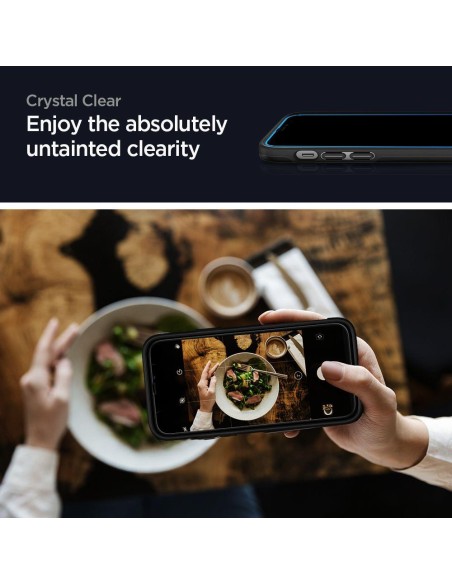 Spigen ALM Glass FC grūdintas stiklas skirtas iPhone 12 / iPhone 12 Pro - juodas 2 vnt. Spigen ALM Glass FC grūdintas stiklas skirtas iPhone 12 / iPhone 12 Pro - juodas 2 vnt.