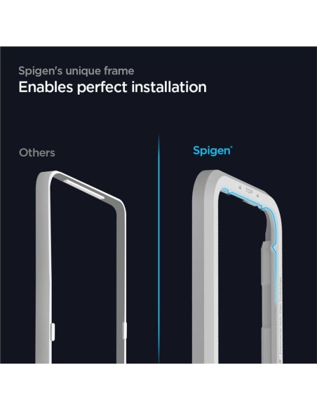 Spigen ALM Glass FC grūdintas stiklas skirtas iPhone 12 / iPhone 12 Pro - juodas 2 vnt. Spigen ALM Glass FC grūdintas stiklas skirtas iPhone 12 / iPhone 12 Pro - juodas 2 vnt.