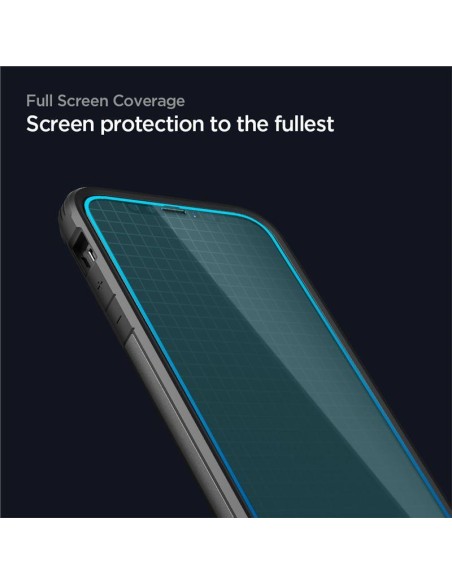Spigen ALM Glass FC grūdintas stiklas skirtas iPhone 12 / iPhone 12 Pro - juodas 2 vnt. Spigen ALM Glass FC grūdintas stiklas skirtas iPhone 12 / iPhone 12 Pro - juodas 2 vnt.