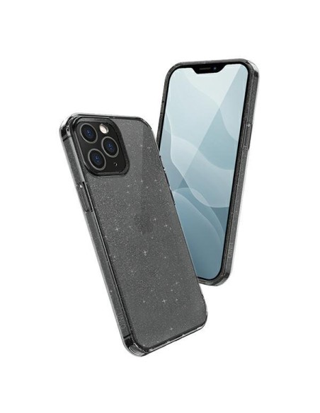 Uniq LifePro Tinsel dėklas, skirtas iPhone 12 Pro Max - juodas Uniq LifePro Tinsel dėklas, skirtas iPhone 12 Pro Max - juodas
