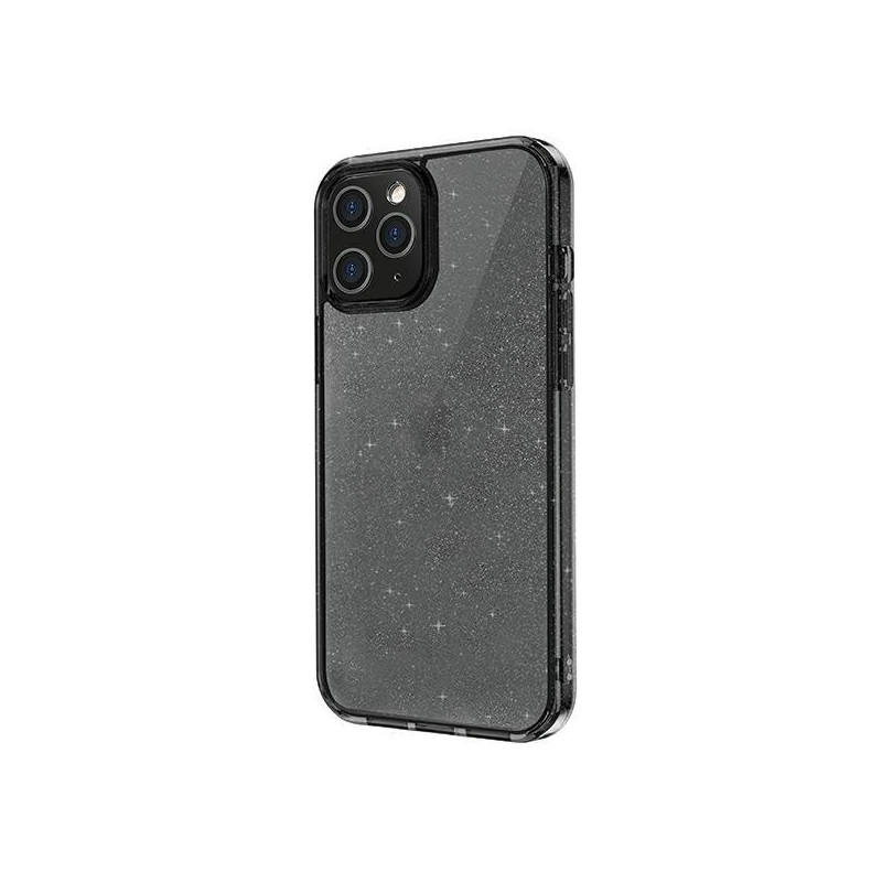 Uniq LifePro Tinsel dėklas, skirtas iPhone 12 Pro Max - juodas