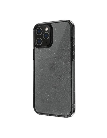 Uniq LifePro Tinsel dėklas, skirtas iPhone 12 Pro Max - juodas Uniq LifePro Tinsel dėklas, skirtas iPhone 12 Pro Max - juodas