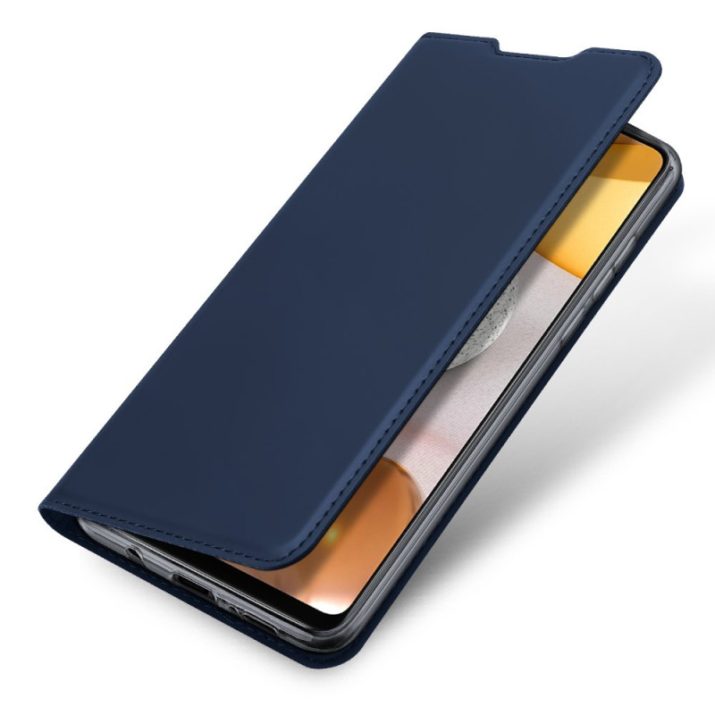 DUX DUCIS Skin Pro dėklo dėklo dangtelis su atvartu, skirtas Samsung Galaxy A42 5G mėlynas