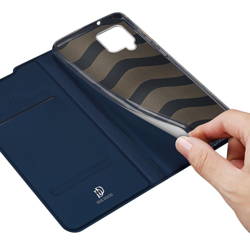 DUX DUCIS Skin Pro dėklo dėklo dangtelis su atvartu, skirtas Samsung Galaxy A42 5G mėlynas