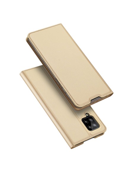 DUX DUCIS Skin Pro dėklo dėklo dangtelis su atvartu, skirtas Samsung Galaxy A42 5G auksui