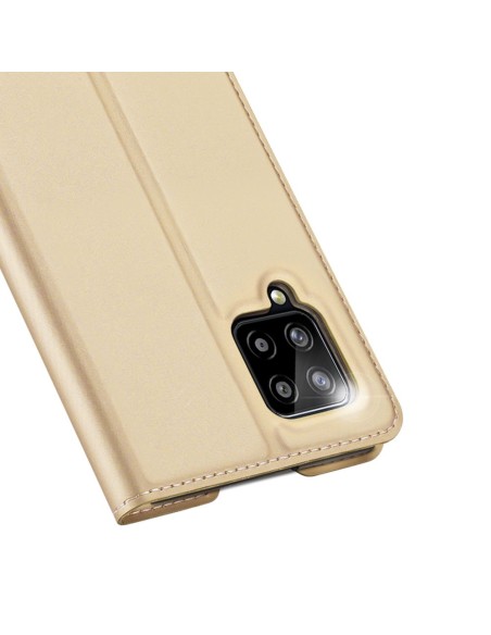 DUX DUCIS Skin Pro dėklo dėklo dangtelis su atvartu, skirtas Samsung Galaxy A42 5G auksui