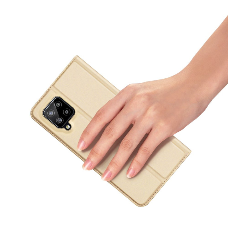 DUX DUCIS Skin Pro dėklo dėklo dangtelis su atvartu, skirtas Samsung Galaxy A42 5G auksui