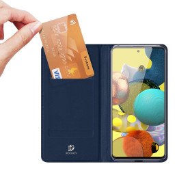 DUX DUCIS Skin Pro dėklo dėklo dangtelis su atvartu, skirtas Samsung Galaxy S20 FE 5G mėlynas