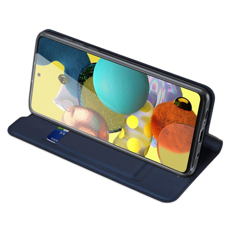 DUX DUCIS Skin Pro dėklo dėklo dangtelis su atvartu, skirtas Samsung Galaxy S20 FE 5G mėlynas