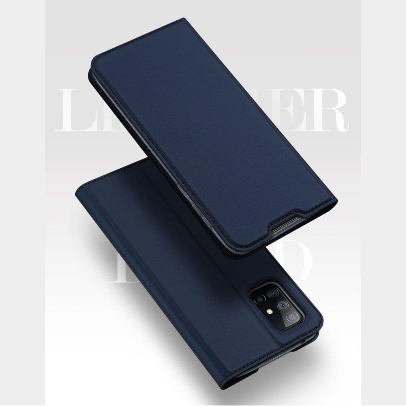 DUX DUCIS Skin Pro dėklo dėklo dangtelis su atvartu, skirtas Samsung Galaxy S20 FE 5G mėlynas