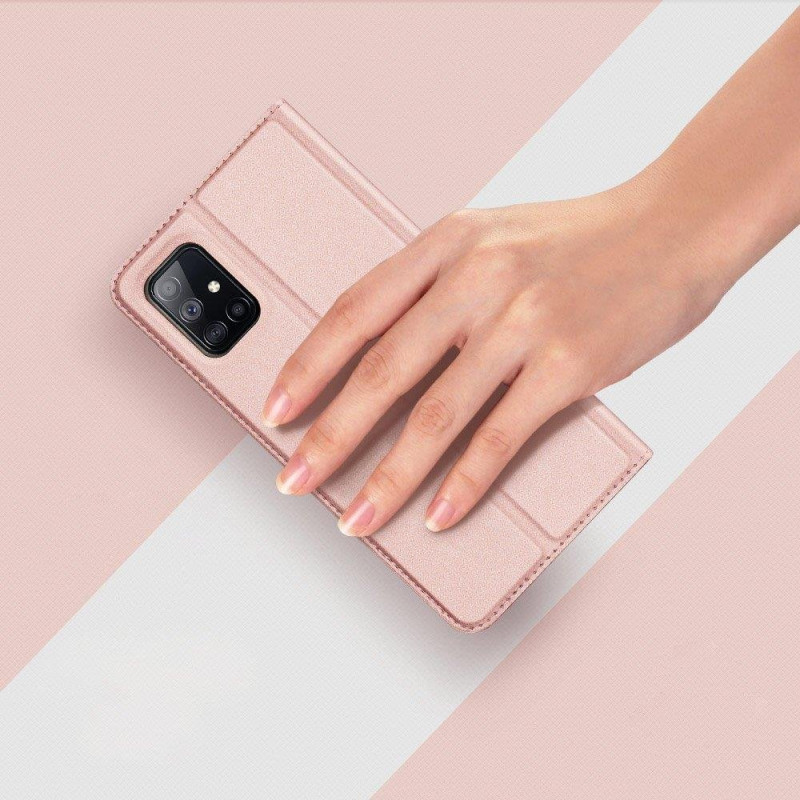 DUX DUCIS Skin Pro dėklo dėklo dangtelis su atvartu, skirtas Samsung Galaxy S20 FE 5G mėlynas