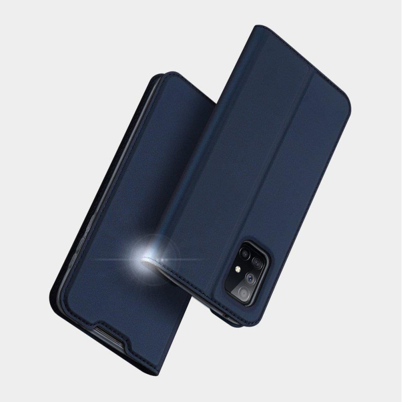 DUX DUCIS Skin Pro dėklo dėklo dangtelis su atvartu, skirtas Samsung Galaxy S20 FE 5G mėlynas