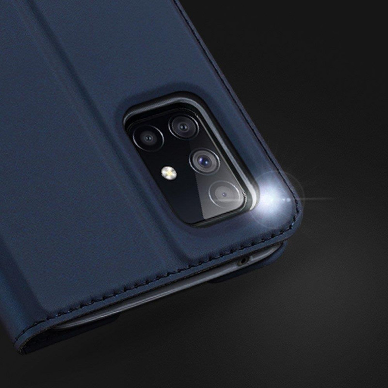 DUX DUCIS Skin Pro dėklo dėklo dangtelis su atvartu, skirtas Samsung Galaxy S20 FE 5G mėlynas