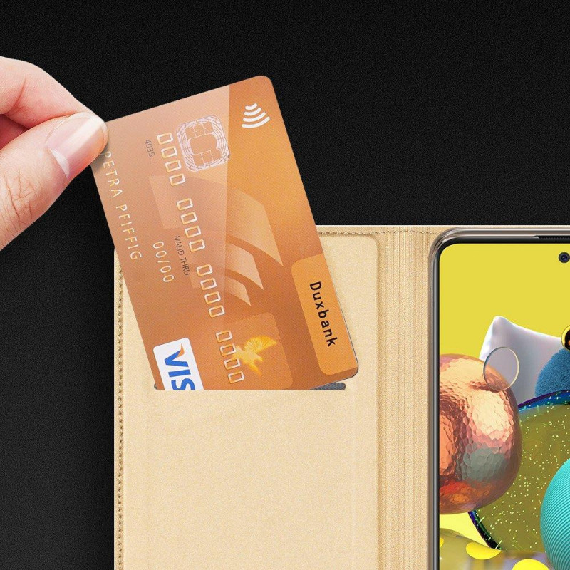 DUX DUCIS Skin Pro dėklo dėklo dangtelis su atvartu, skirtas Samsung Galaxy S20 FE 5G mėlynas