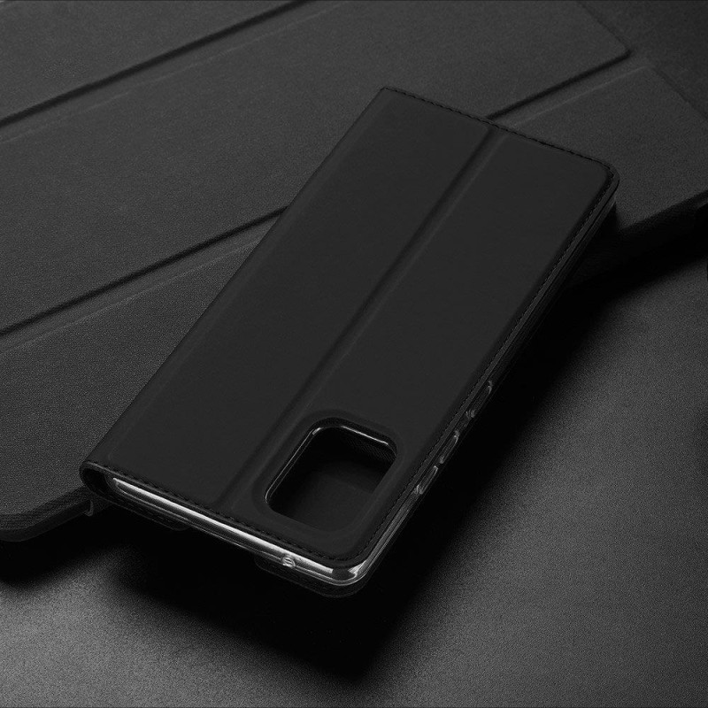 DUX DUCIS Skin Pro dėklo dėklo dangtelis su atvartu, skirtas Samsung Galaxy S20 FE 5G mėlynas