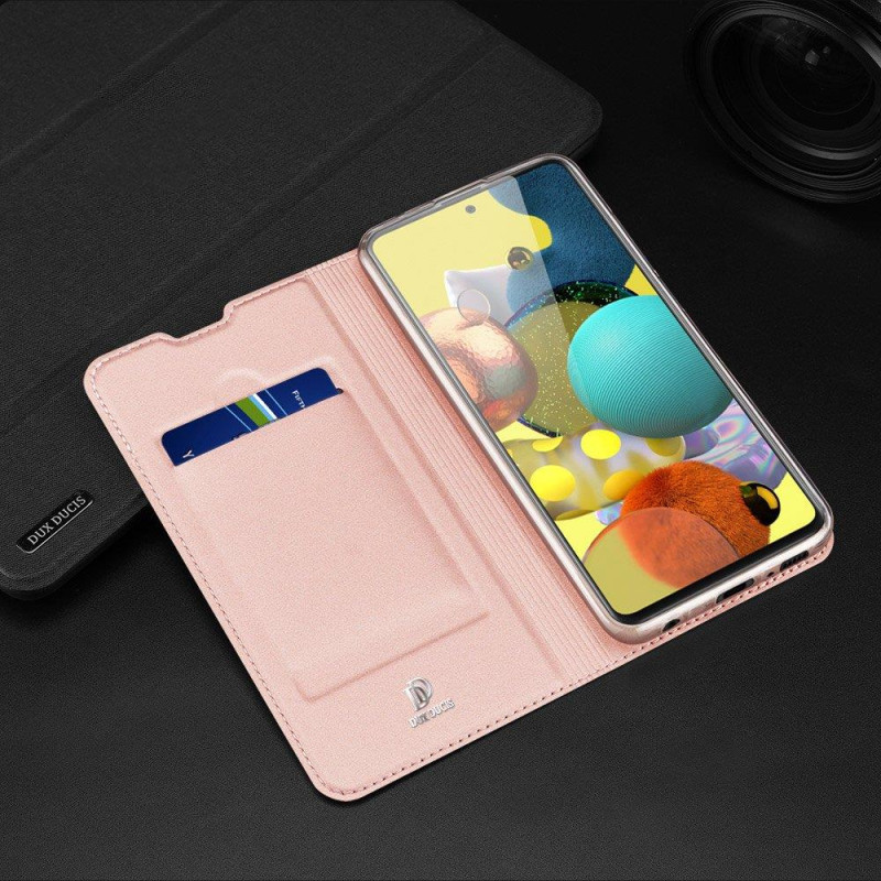 DUX DUCIS Skin Pro dėklo dėklo dangtelis su atvartu, skirtas Samsung Galaxy S20 FE 5G mėlynas