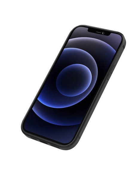 Nillkin Aoge odinis dėklas Lankstus šarvuotas natūralios odos dėklas su kišene, skirtas iPhone 12 Mini Black Nillkin Aoge odinis dėklas Lankstus šarvuotas natūralios odos dėklas su kišene, skirtas iPhone 12 Mini Black