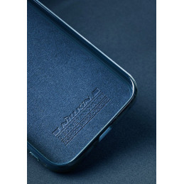 Nillkin Aoge odinis dėklas Lankstus šarvuotas natūralios odos dėklas su kišene, skirtas iPhone 12 Mini Black