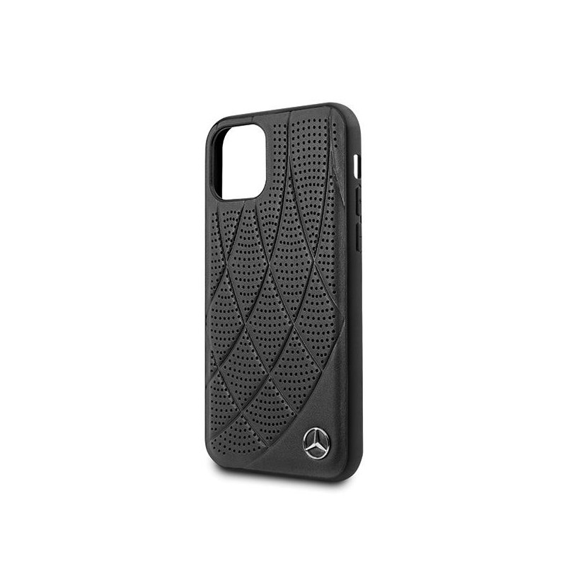 Mercedes Bow Line dėklas iPhone 12 mini - juodas
