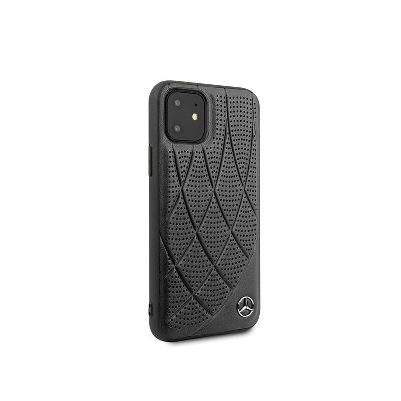 Mercedes Bow Line dėklas iPhone 12 mini - juodas