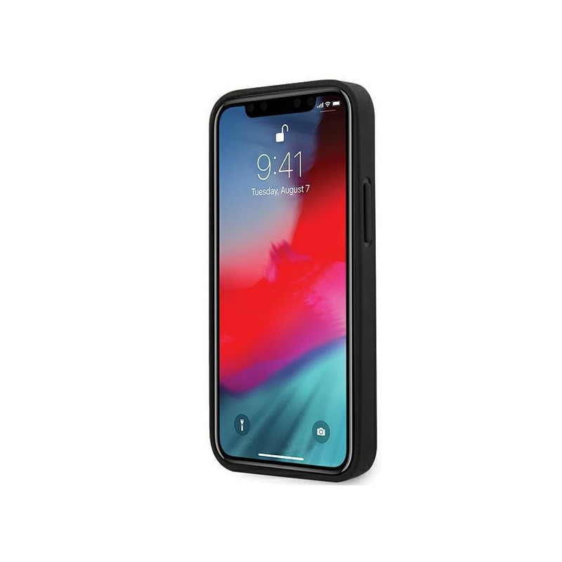 Mercedes Wave Line dėklas iPhone 12 mini - juodas