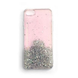Wozinsky Star Glitter blizgus dėklo dangtelis su blizgučiais, skirtas Samsung Galaxy M31s rožinės spalvos