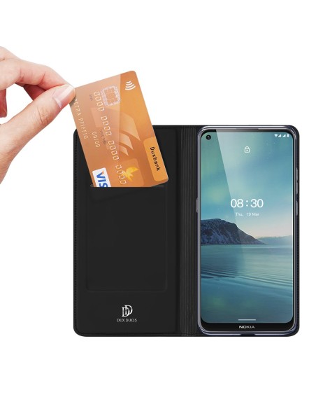 DUX DUCIS Skin Pro dėklo dėklo dėklas su atvartu, skirtas Nokia 3.4 juodas DUX DUCIS Skin Pro dėklo dėklo dėklas su atvartu, skirtas Nokia 3.4 juodas