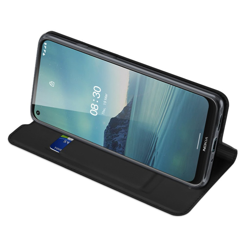 DUX DUCIS Skin Pro dėklo dėklo dėklas su atvartu, skirtas Nokia 3.4 juodas