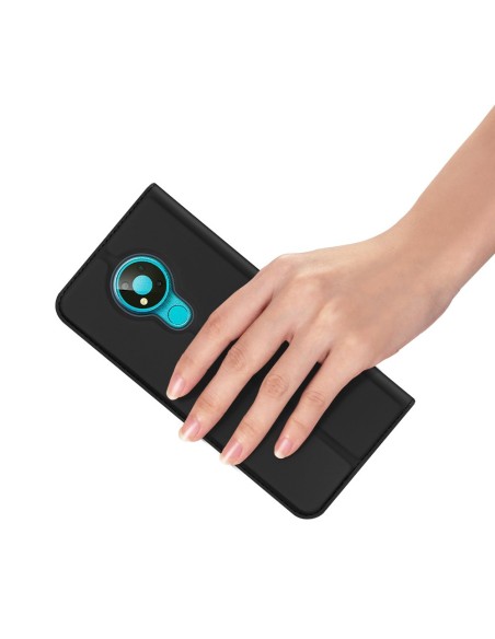 DUX DUCIS Skin Pro dėklo dėklo dėklas su atvartu, skirtas Nokia 3.4 juodas DUX DUCIS Skin Pro dėklo dėklo dėklas su atvartu, skirtas Nokia 3.4 juodas