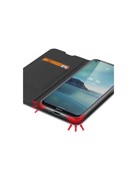 DUX DUCIS Skin Pro dėklo dėklo dėklas su atvartu, skirtas Nokia 3.4 juodas DUX DUCIS Skin Pro dėklo dėklo dėklas su atvartu, skirtas Nokia 3.4 juodas