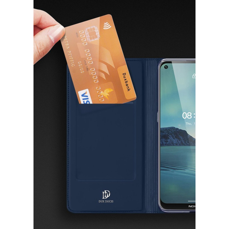 DUX DUCIS Skin Pro dėklo dėklo dėklas su atvartu, skirtas Nokia 3.4 juodas