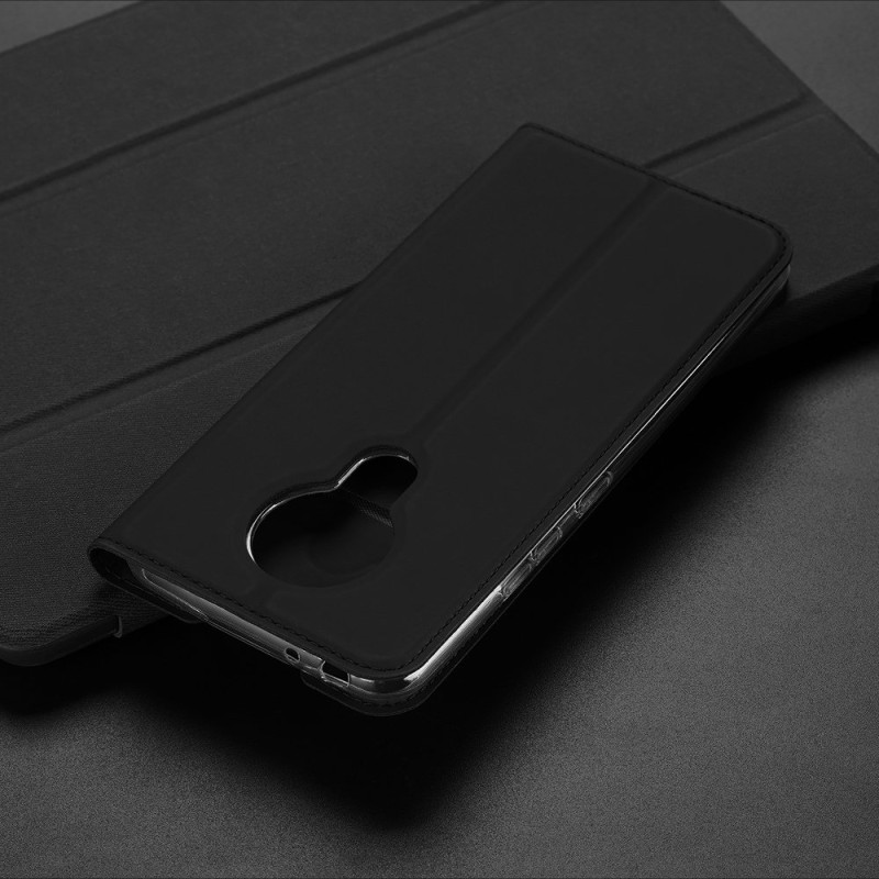 DUX DUCIS Skin Pro dėklo dėklo dėklas su atvartu, skirtas Nokia 3.4 juodas
