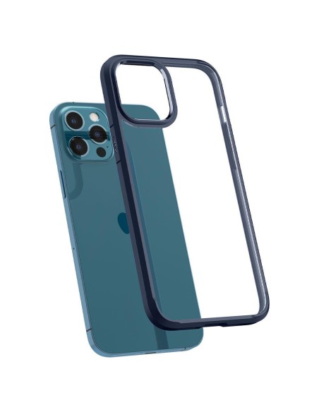 Spigen Ultra Hybrid dėklas iPhone 12 / iPhone 12 Pro - mėlynas