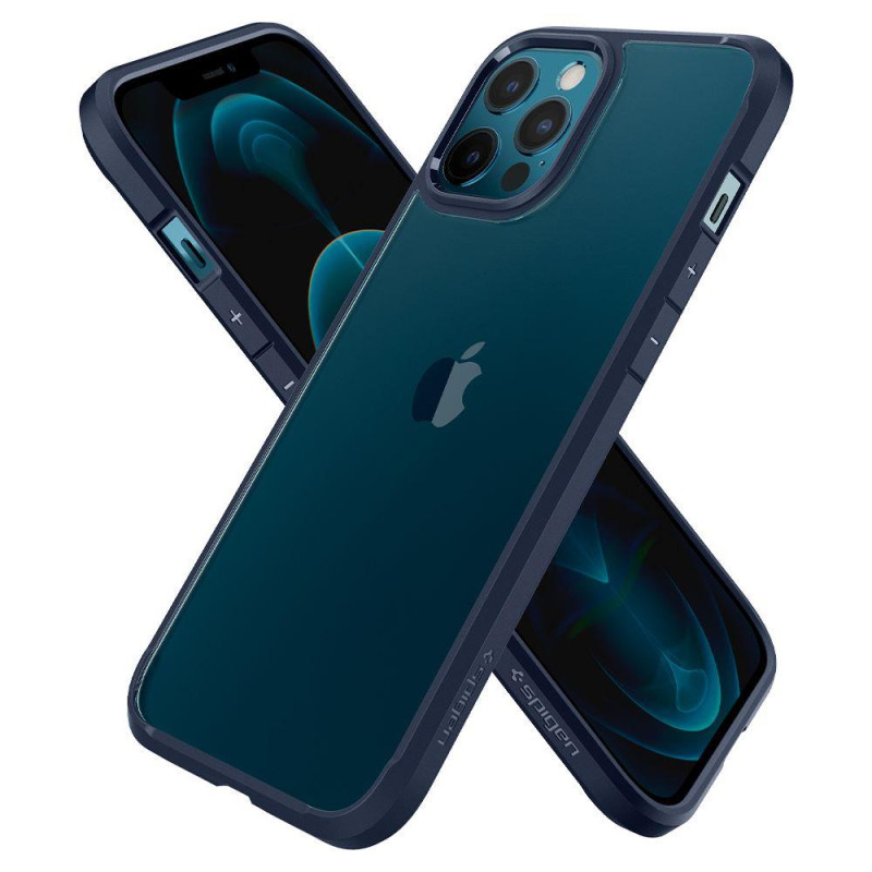 Spigen Ultra Hybrid dėklas iPhone 12 / iPhone 12 Pro - mėlynas