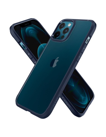 Spigen Ultra Hybrid dėklas iPhone 12 / iPhone 12 Pro - mėlynas
