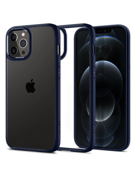 Spigen Ultra Hybrid dėklas iPhone 12 / iPhone 12 Pro - mėlynas