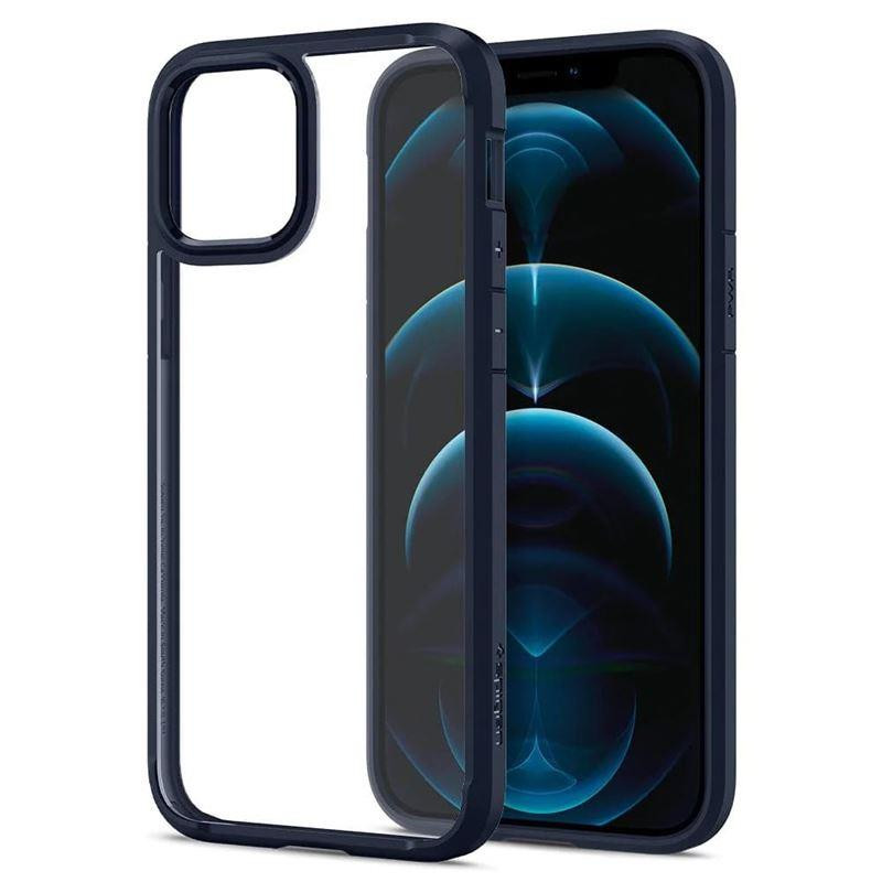 Spigen Ultra Hybrid dėklas iPhone 12 / iPhone 12 Pro - mėlynas