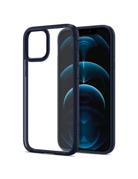 Spigen Ultra Hybrid dėklas iPhone 12 / iPhone 12 Pro - mėlynas