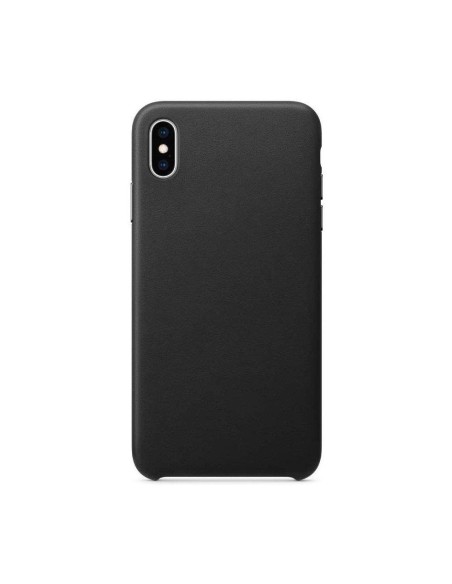 ECO Leather odinis dėklas, ekologiškos odos dangtelis iPhone 12 mini juodas