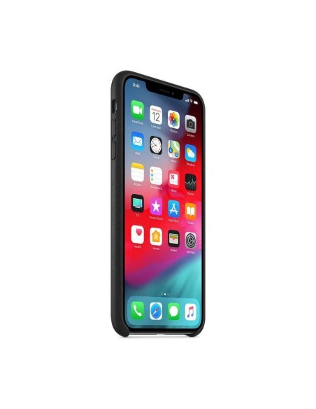 ECO Leather odinis dėklas, ekologiškos odos dangtelis iPhone 12 Pro Max, tamsiai mėlynas