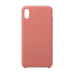 ECO Leather odinis dėklas, ekologiškos odos dangtelis iPhone 12 Pro Max, rožinis