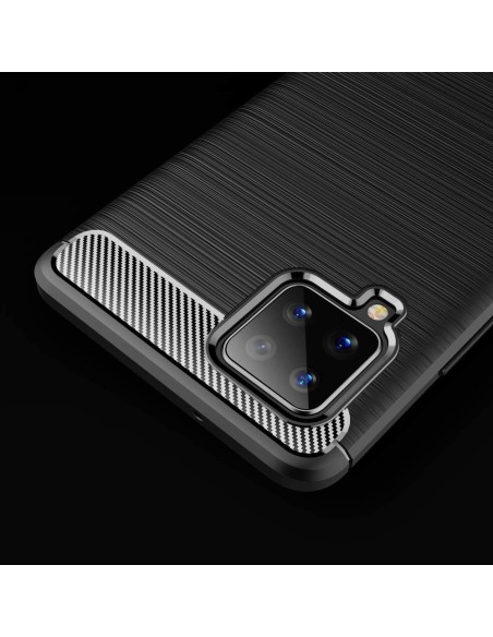 Carbon Case lankstus dangtelis Samsung Galaxy A42 5G juodas Carbon Case lankstus dangtelis Samsung Galaxy A42 5G juodas