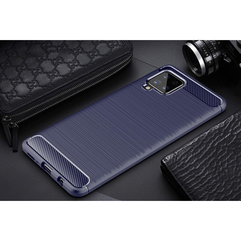 Carbon Case lankstus dangtelis Samsung Galaxy A42 5G juodas