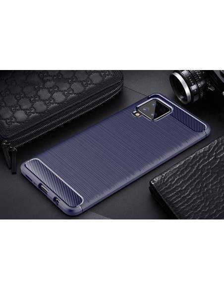 Carbon Case lankstus dangtelis Samsung Galaxy A42 5G juodas Carbon Case lankstus dangtelis Samsung Galaxy A42 5G juodas