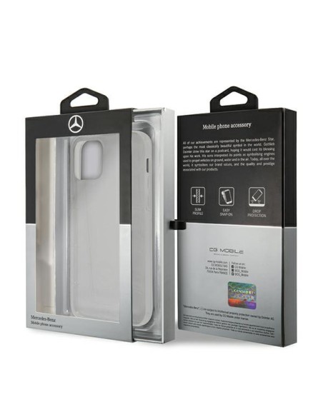 Mercedes Line dėklas iPhone 12 Pro Max - skaidrus