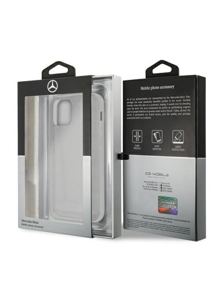 Mercedes Line dėklas iPhone 12 / iPhone 12 Pro - skaidrus Mercedes Line dėklas iPhone 12 / iPhone 12 Pro - skaidrus