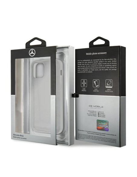 Mercedes Line dėklas iPhone 12 mini - skaidrus Mercedes Line dėklas iPhone 12 mini - skaidrus