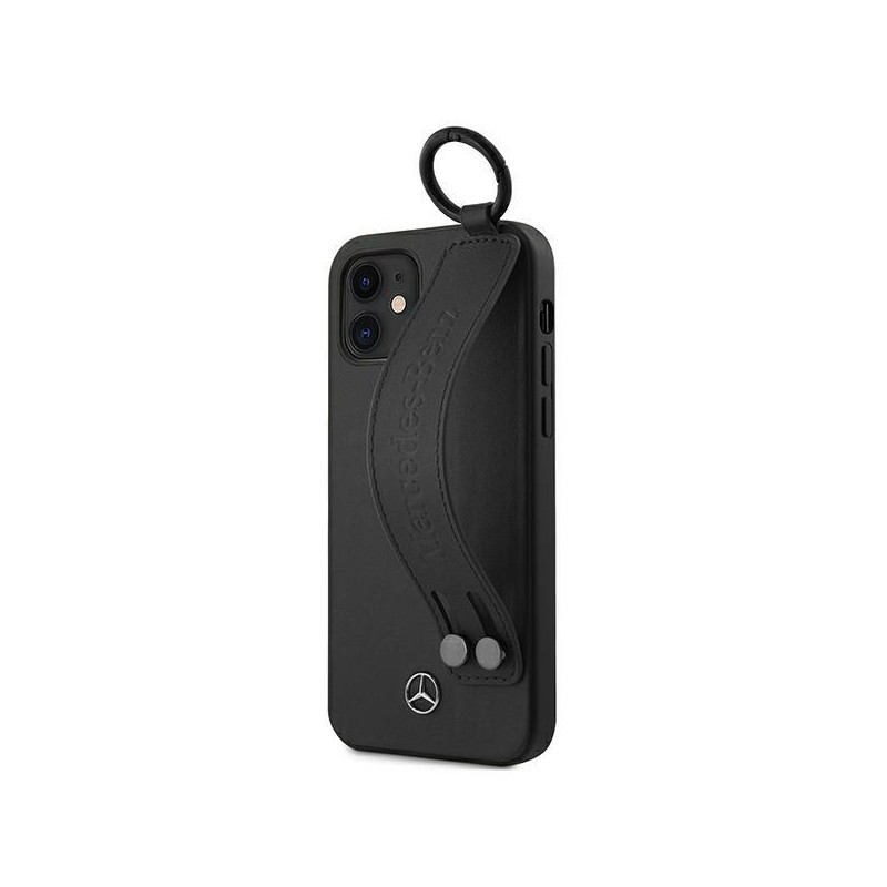 Mercedes Strap Line dėklas iPhone 12 mini - juodas
