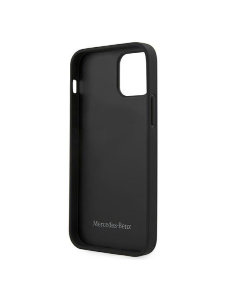 Mercedes Strap Line dėklas iPhone 12 mini - juodas Mercedes Strap Line dėklas iPhone 12 mini - juodas